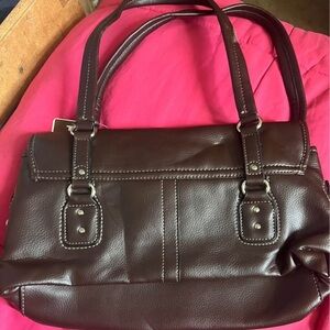 Elegant Brown Leather Women's Bag